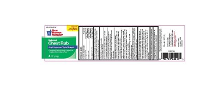 Label (Pkg Lbl Chest Rub)